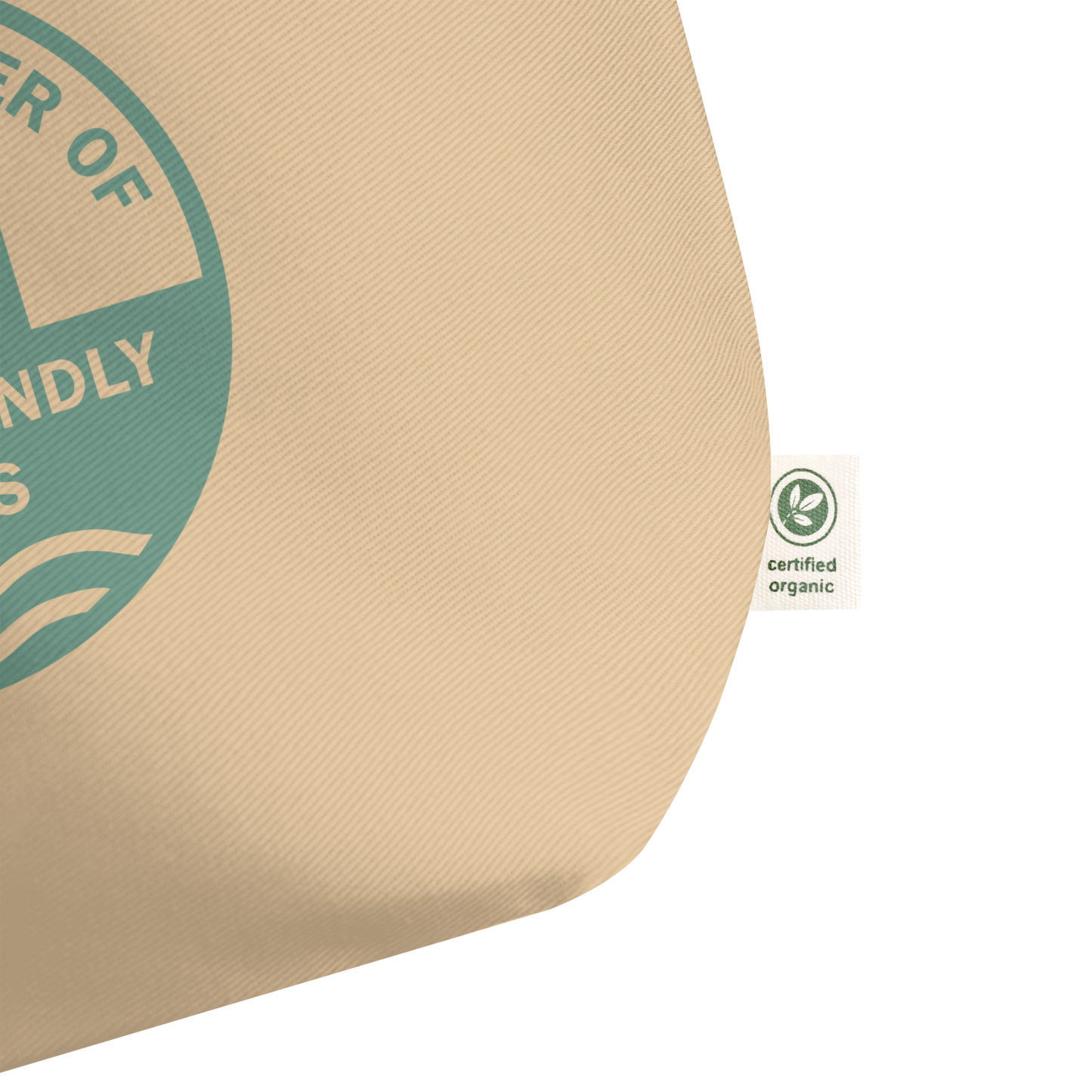 River Friendly Farms Large organic tote bag