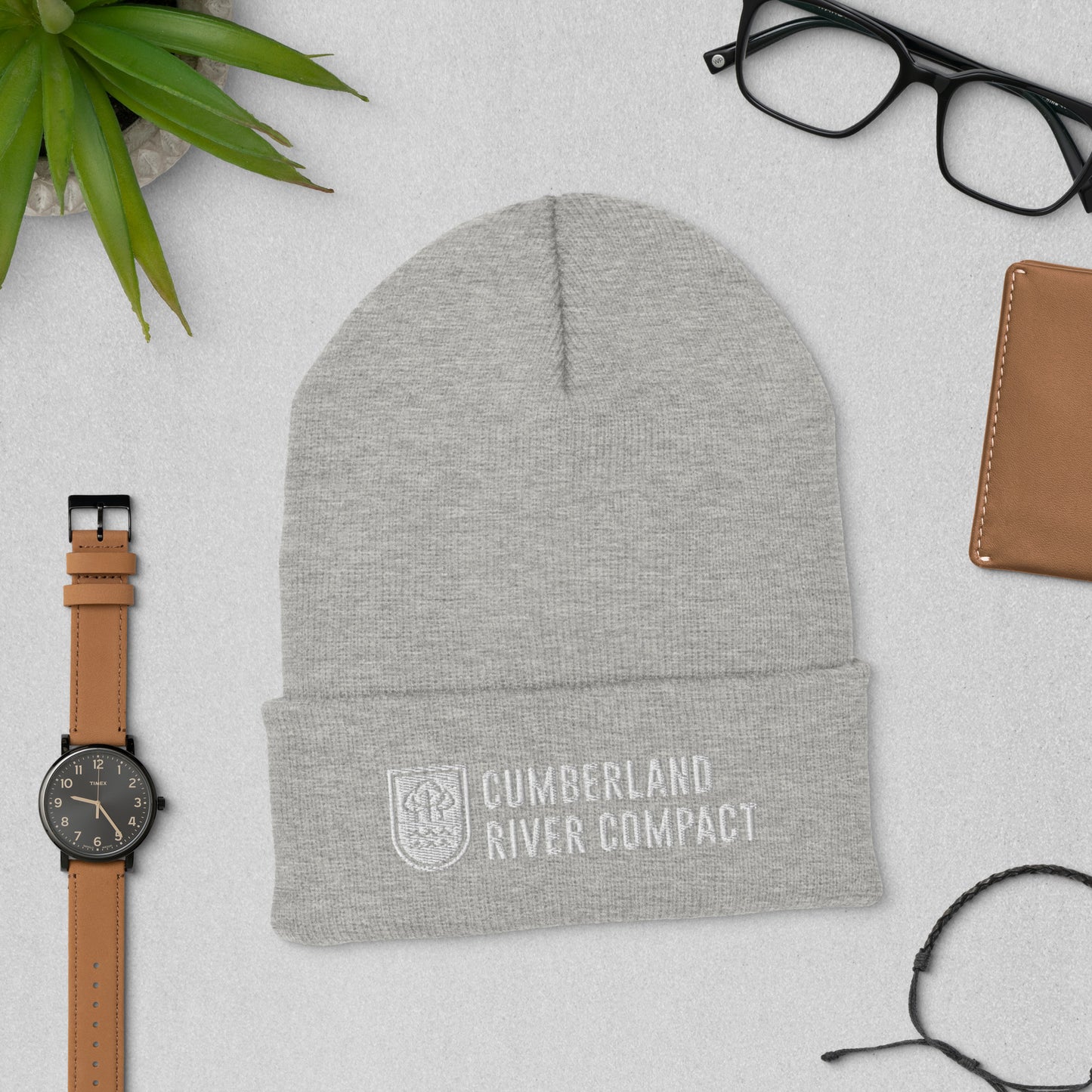 Cumberland River Compact Cuffed Beanie - Navy
