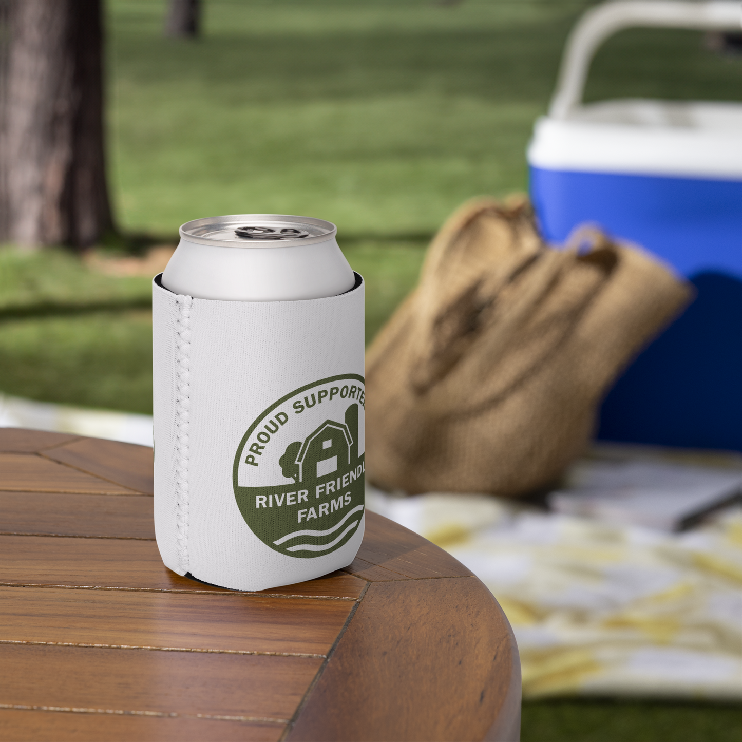 River Friendly Farms Can cooler
