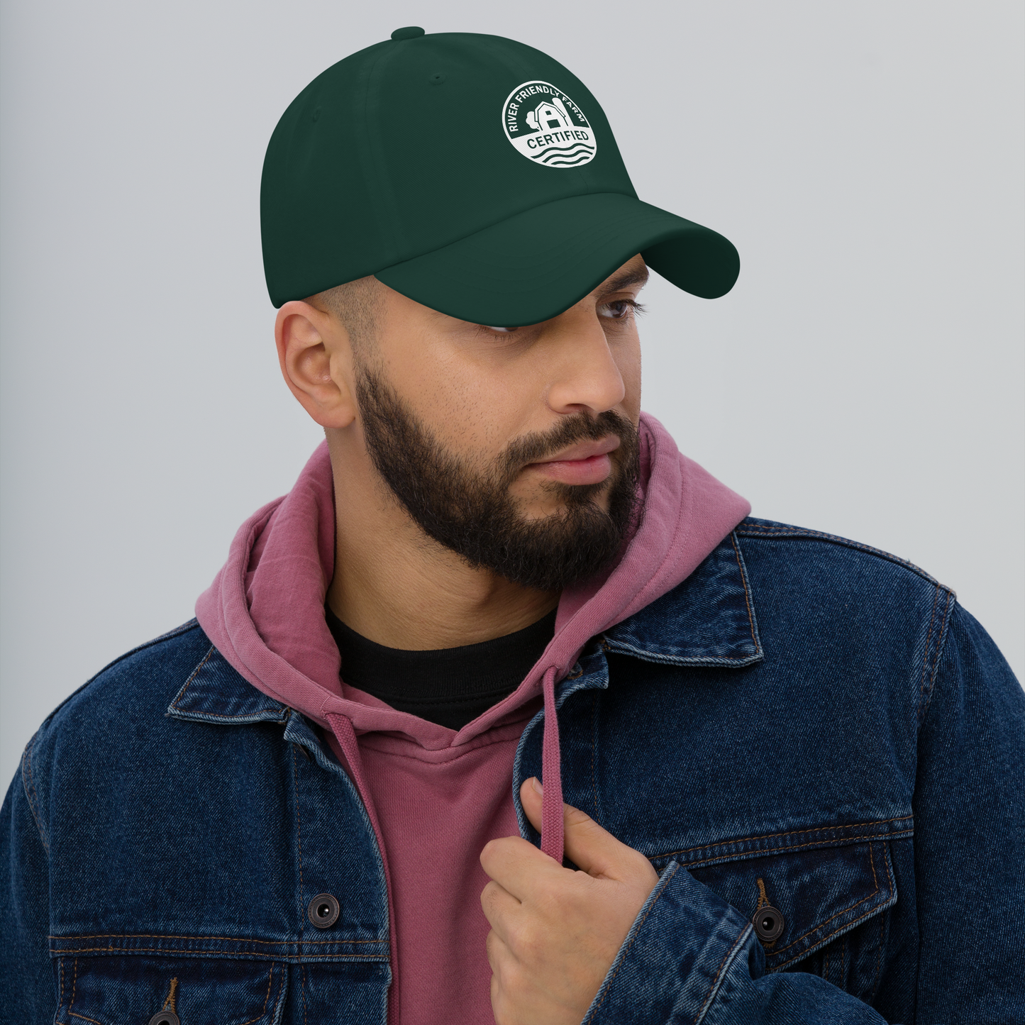 River Friendly Farms Dad hat